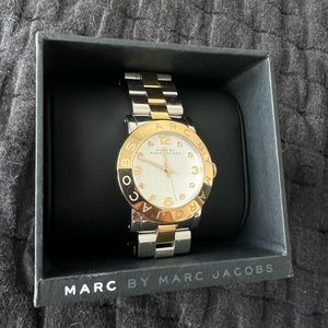 Marc by Marc Jacobs Silver and Gold Watch